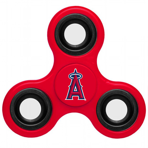 MLB Los Angeles Angels of Anaheim 3 Way Fidget Spinner A53 - Red - Click Image to Close